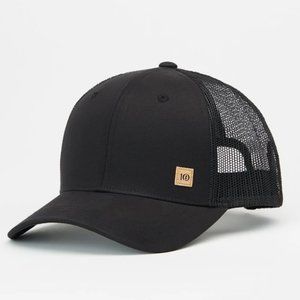 NWT Tentree Logo Cork Icon Black Elevation Hat
